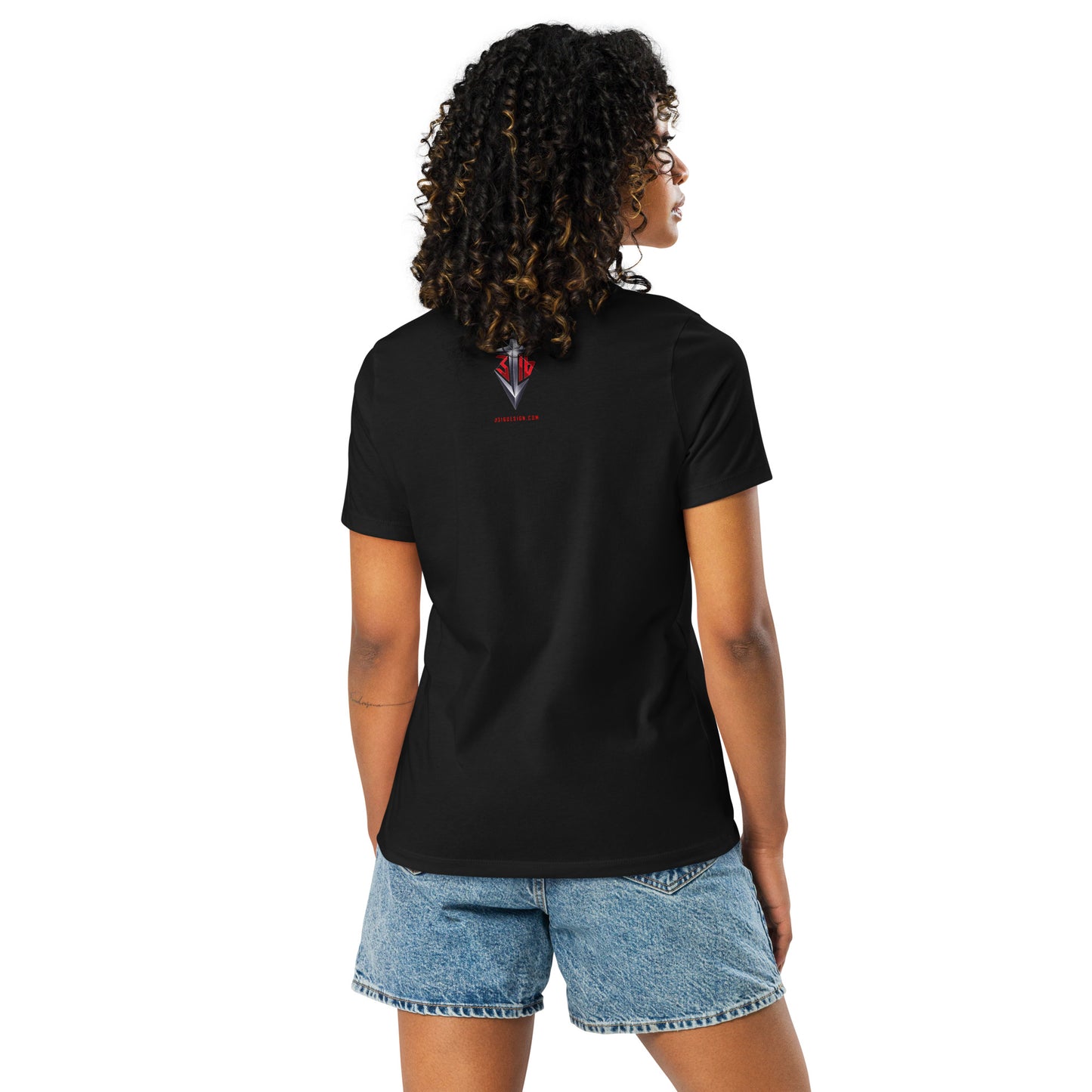Shirts & Jackets / John 3:16 / J316 Design Women's Relaxed T-Shirt / Steel Logo
