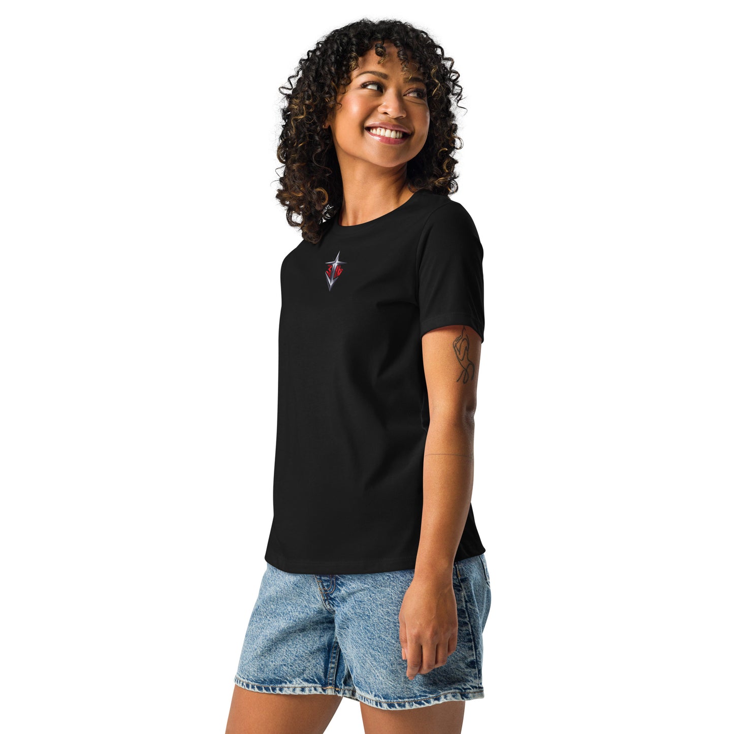 Shirts & Jackets / John 3:16 / J316 Design Women's Relaxed T-Shirt / Steel Logo