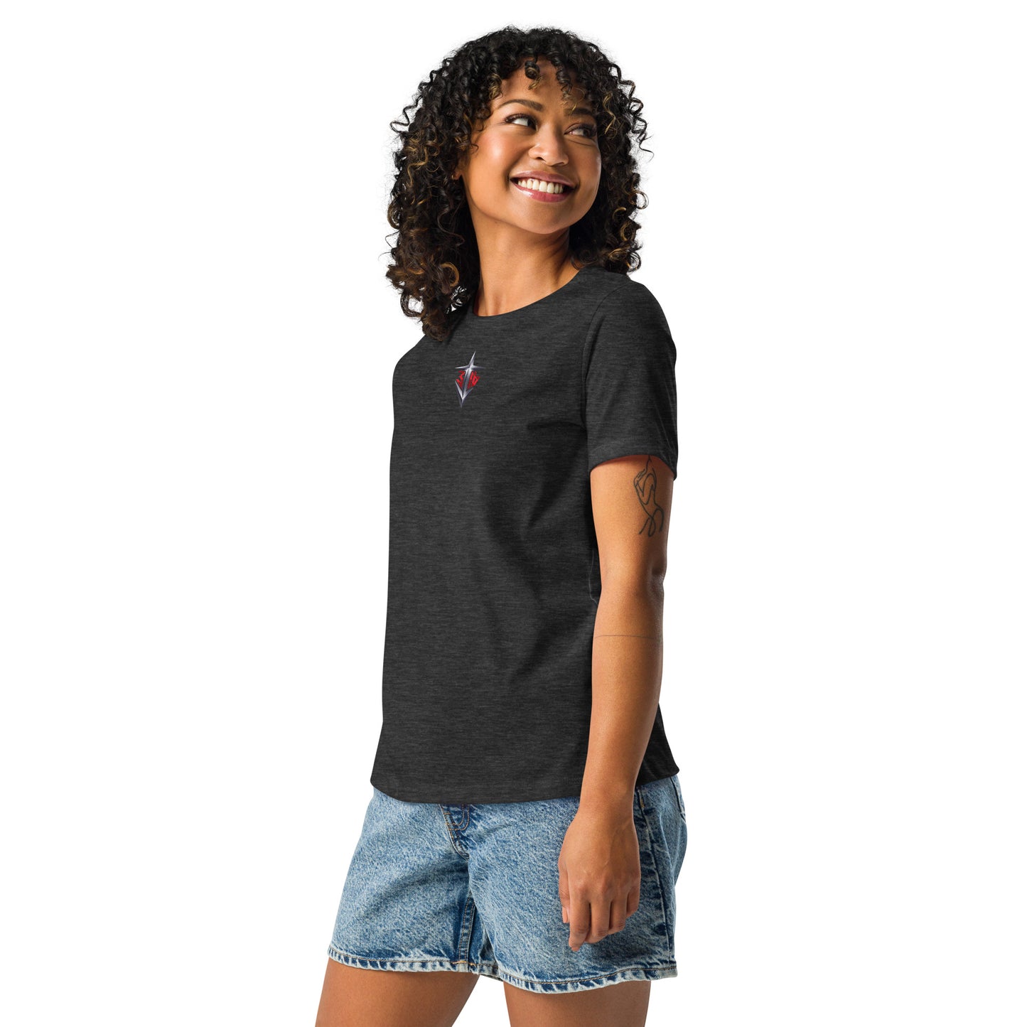 Shirts & Jackets / John 3:16 / J316 Design Women's Relaxed T-Shirt / Steel Logo