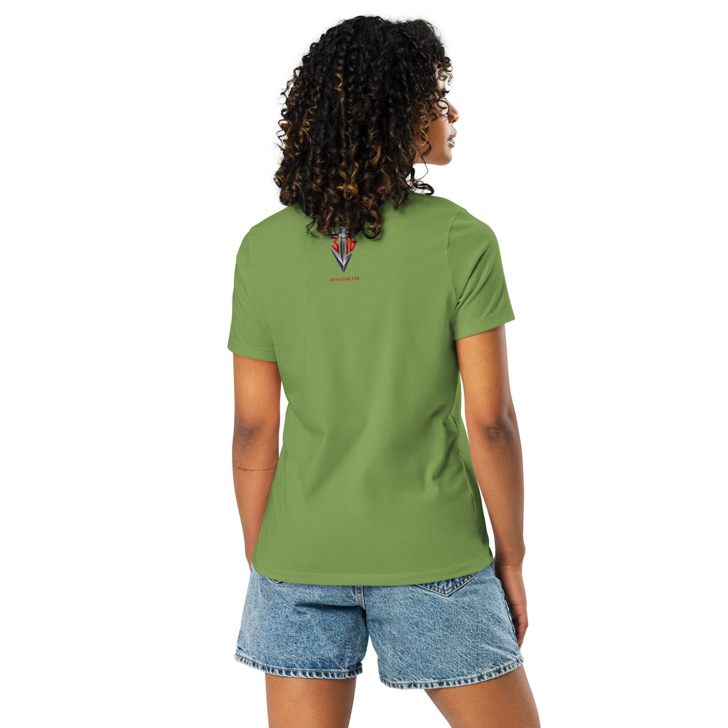 Shirts & Jackets / John 3:16 / J316 Design Women's Relaxed T-Shirt / Steel Logo