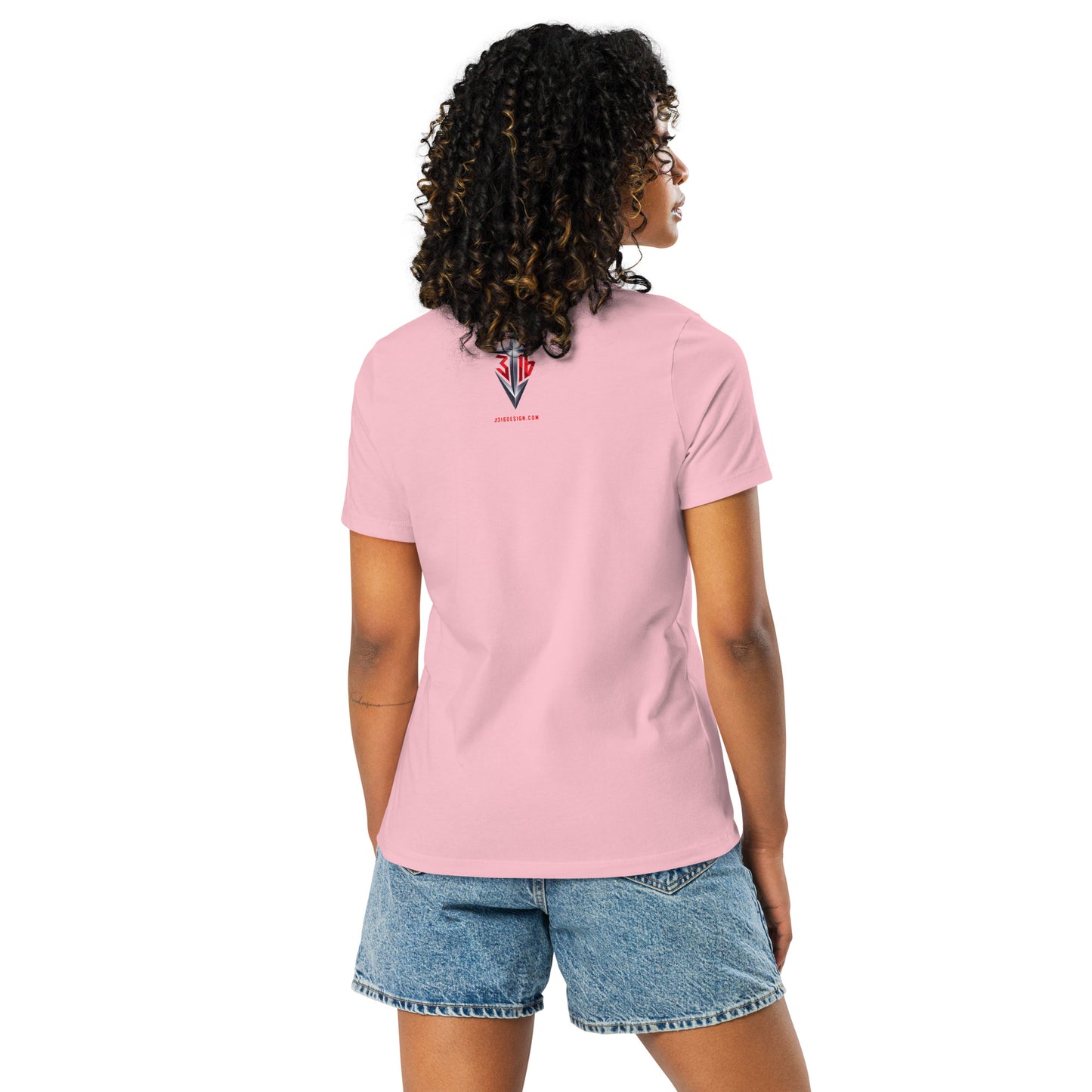 Shirts & Jackets / John 3:16 / J316 Design Women's Relaxed T-Shirt / Steel Logo