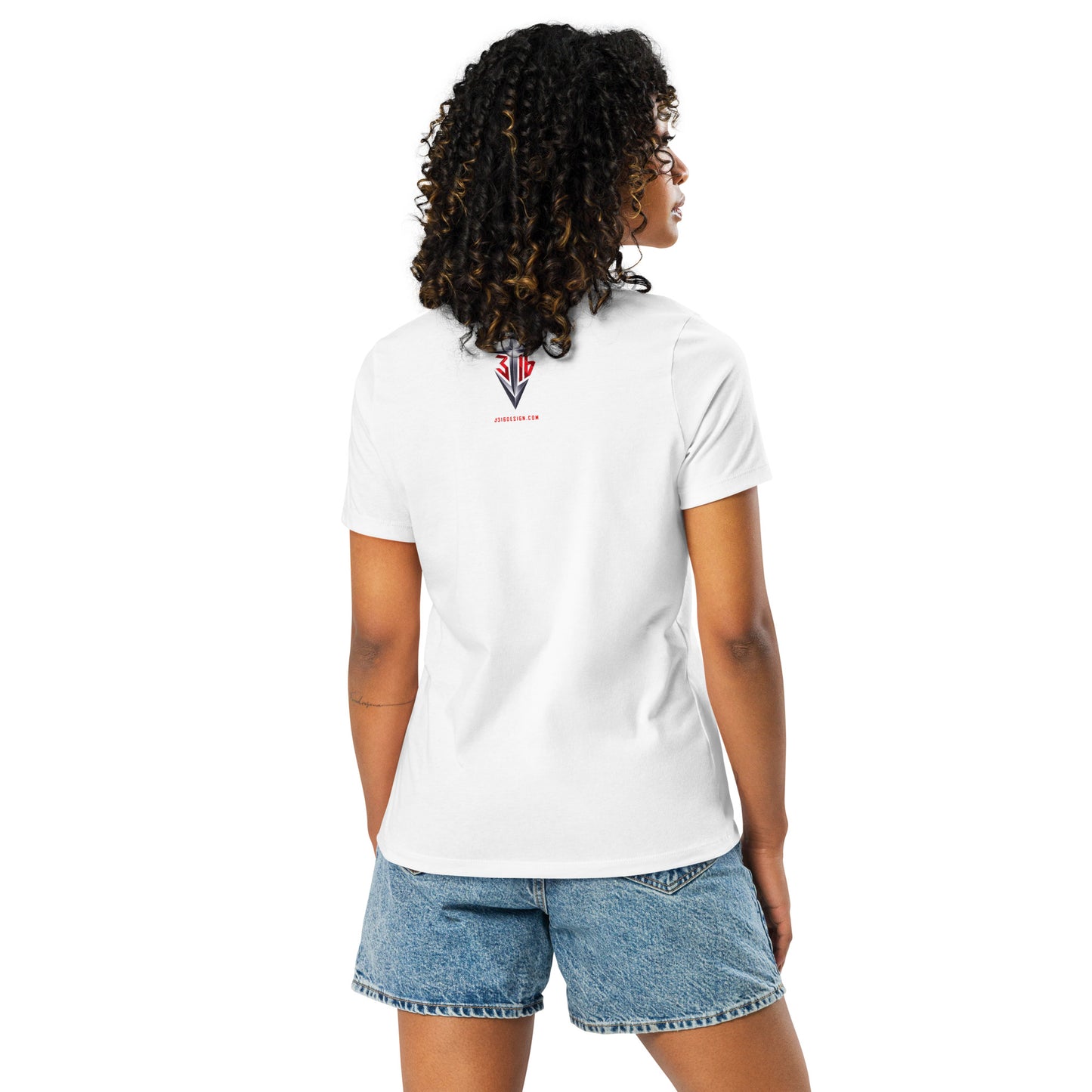 Shirts & Jackets / John 3:16 / J316 Design Women's Relaxed T-Shirt / Steel Logo