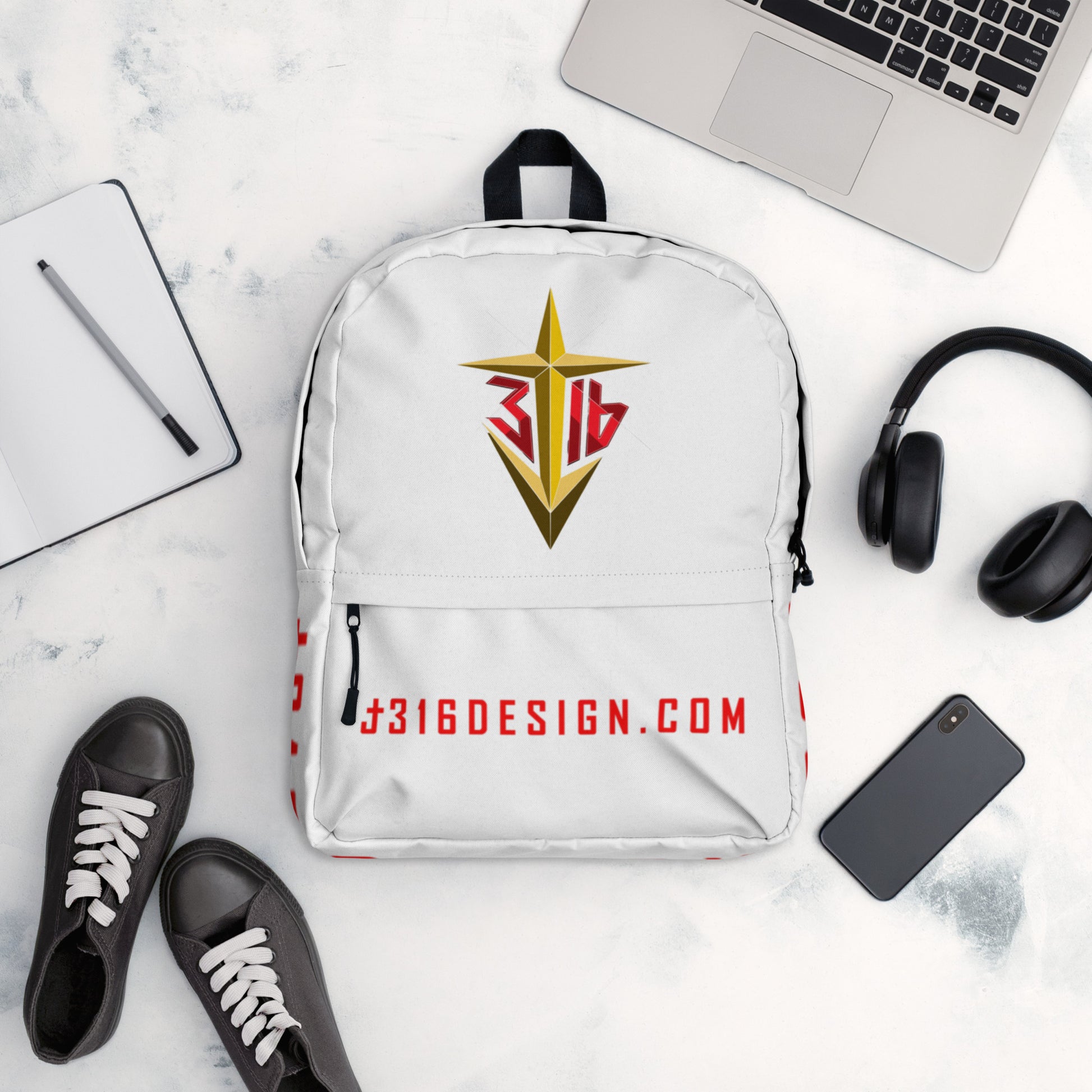 Bags & Backpacks / John 3:16 / J316 Design Backpack / Solid Gold Logo – J316 Design Studio Bags & Backpacks / John 3:16 / J316 Design Backpack / Solid Gold Logo – J316 Design Studio